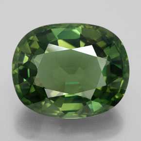 Apatito Verde natural de 11.90 ct, Ovalada, VVS