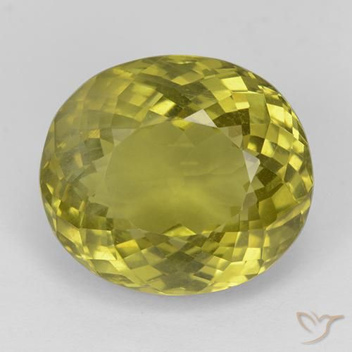 Apatito Amarillo maíz natural de 11.38 ct, Ovalada, VS