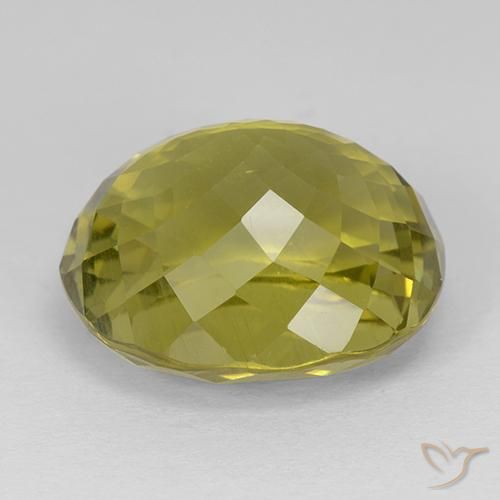 Apatito Amarillo maíz natural de 11.38 ct, Ovalada, VS