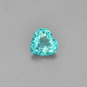 Apatito Verde natural de 1.02 ct, Forma de corazón, VS-SI