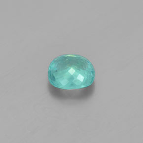 Apatita verde natural de 1,55 ct, corte cojín, VS-SI