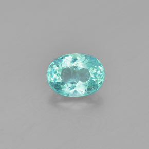 Apatita verde natural de 1,31 ct, corte óvalo, VS