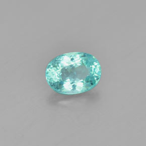 Apatita verde natural de 1,31 ct, corte óvalo, VS