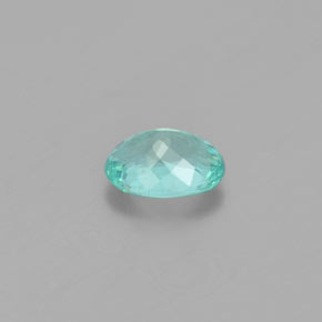 Apatita verde natural de 1,31 ct, corte óvalo, VS