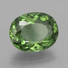 Apatita verde natural de 4,49 ct, corte óvalo, VS-SI