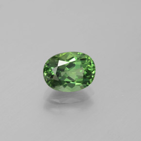 Apatita verde natural de 1,69 ct, corte óvalo, VVS-VS