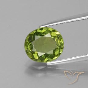 Apatito Verde medio natural de 2.14 ct, Corte Óvalo, VS