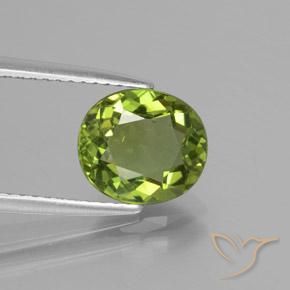 Apatito Verde medio natural de 2.14 ct, Corte Óvalo, VS