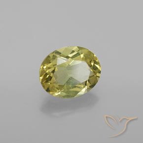 Apatito Amarillo medio natural de 1.73 ct, Ovalada, VS