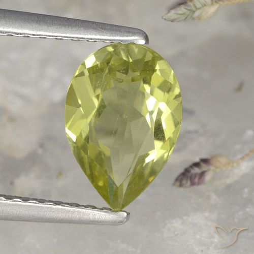 1.40ct Natural Verde bosque cálido Apatito, En forma de pera, VS