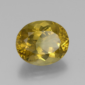 Apatito Marrón dorado natural de 15.28 ct, Corte Óvalo, VS