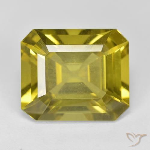 Apatito Amarillo claro natural de 13.92 ct, Corte Octágono / Esmeralda, VS