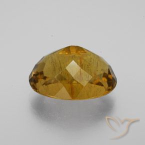 Apatito Dorado medio natural de 11.10 ct, Ovalada, VS-SI