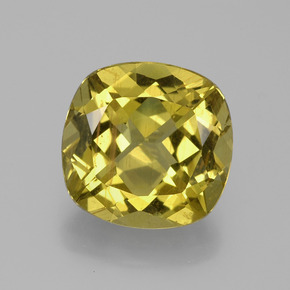 Apatito Amarillo medio natural de 6.16 ct, Corte Cojín, VS-SI