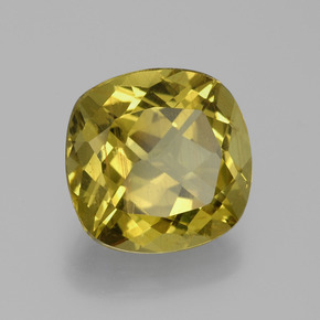 Apatito Amarillo medio natural de 6.16 ct, Corte Cojín, VS-SI