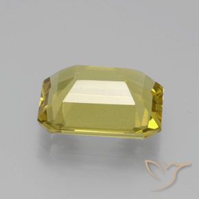Apatito Amarillo amarronado natural de 6.33 ct, Corte Octágono / Esmeralda, VS