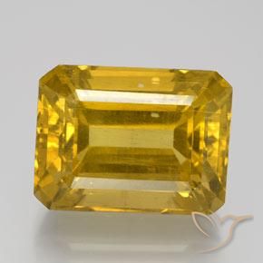 20.43ct Natural Marrón amarillento Apatito, corte esmeralda, VS-SI