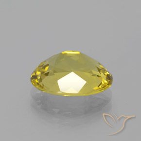 Apatito Amarillo medio natural de 3.16 ct, Ovalada, VS