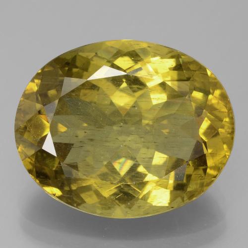 Apatito Amarillo medio natural de 11.23 ct, Corte Óvalo, VS-SI