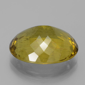 Apatito Amarillo medio natural de 11.23 ct, Corte Óvalo, VS-SI