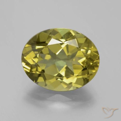 8.34ct Natural Amarillo medio Apatito, Ovalada, VS