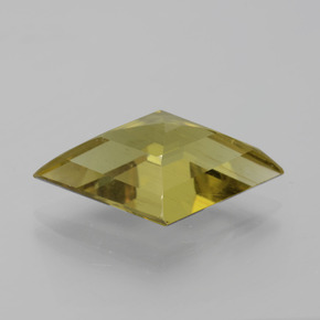Apatita amarillo natural de 6,89 ct, forma elegante, VS