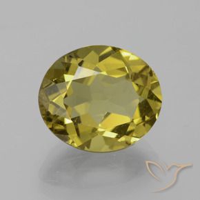 Apatito Amarillo medio natural de 6.65 ct, Ovalada, VS