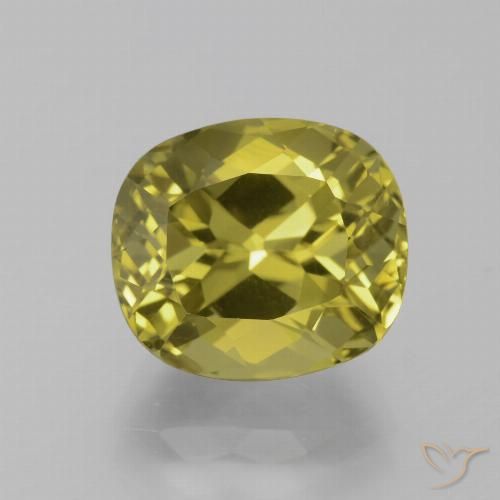 7.26ct Natural Amarillo amarronado Apatito, Forma Cojín, VVS-VS