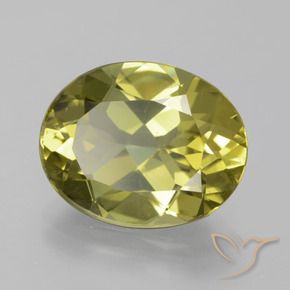 Apatito Amarillo medio natural de 7.34 ct, Ovalada, VS