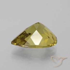Apatito Amarillo medio natural de 7.75 ct, En forma de pera, VS