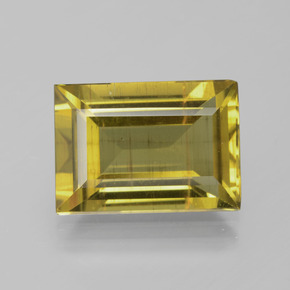 Apatito Amarillo otoño natural de 8.30 ct, Corte Baguette, VS