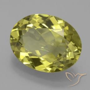 Apatito Amarillo terroso natural de 9.60 ct, Ovalada, VS