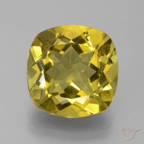 9.42ct Natural Amarillo dijón Apatito, Forma Cojín, VS