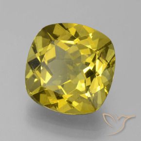 Apatito Amarillo dijón natural de 9.42 ct, Forma Cojín, VS