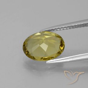Apatito Amarillo púrpura natural de 2.66 ct, Corte Óvalo, VS