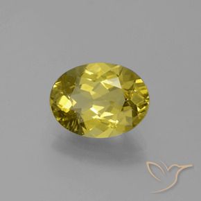 Apatito Amarillo medio natural de 2.44 ct, Corte Óvalo, VS-SI