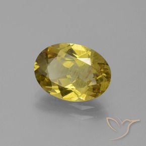 Apatita amarillo natural de 2,76 ct, corte óvalo, SI