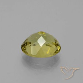 Apatito Amarillo púrpura natural de 4.18 ct, Ovalada, VS