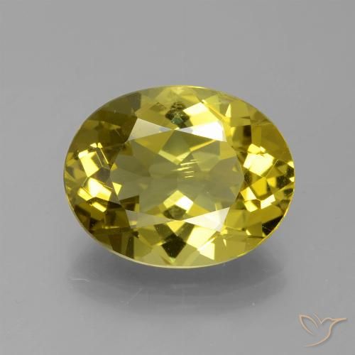 6.66ct Natural Amarillo amarronado Apatito, Ovalada, VS