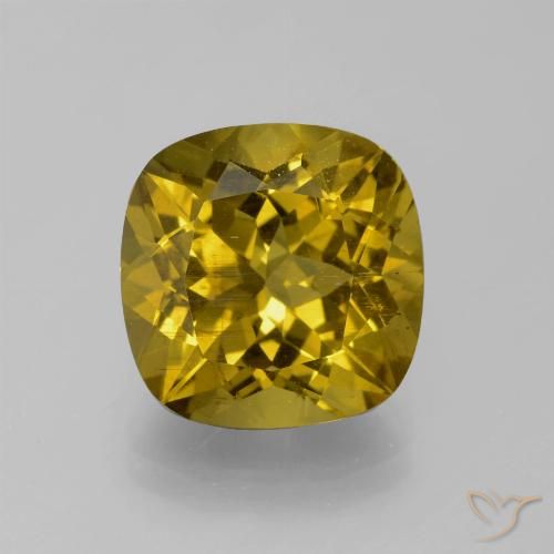 7.58ct Natural Marrón cacahuete Apatito, Forma Cojín, VS