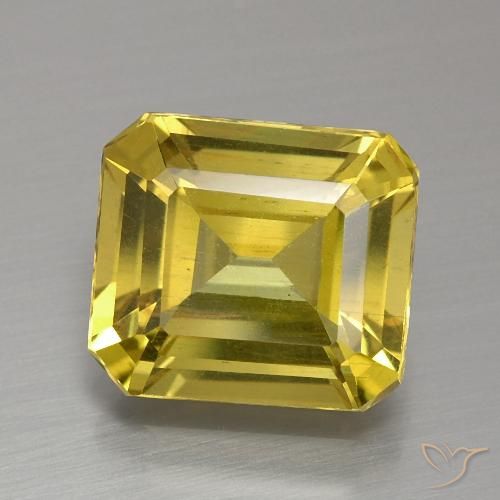 4.42ct Natural Oro Apatito, corte esmeralda, VS