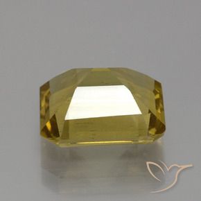 Apatito Oro natural de 4.42 ct, Corte Octágono / Esmeralda, VS