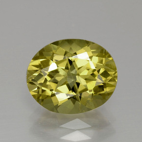 Apatita verde natural de 3,42 ct, corte óvalo, VS-SI