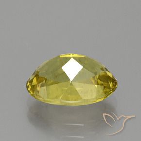 Apatito Amarillo medio natural de 3.22 ct, Ovalada, VS