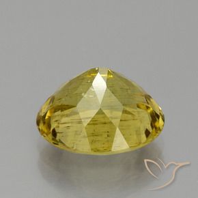 Apatito Amarillo medio natural de 3.98 ct, Ovalada, VS