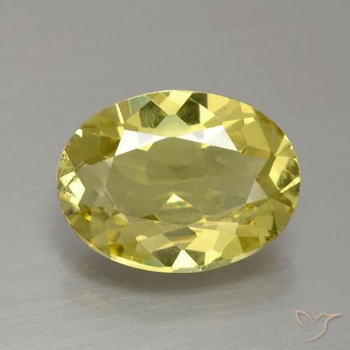 2.91ct Natural Amarillo claro medio Apatito, Ovalada, VS