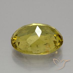 Apatito Amarillo púrpura natural de 4.54 ct, Ovalada, VS-SI
