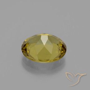 Apatito Amarillo medio natural de 4.83 ct, Ovalada, VS