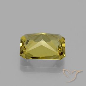 Apatito Marrón dorado natural de 4.08 ct, Corte Octágono / Esmeralda, VS