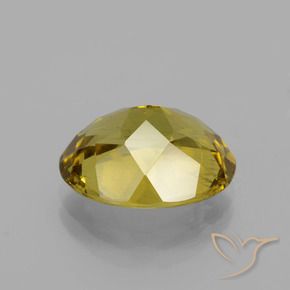 Apatito Amarillo otoño natural de 5.95 ct, Ovalada, VS